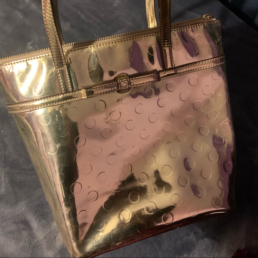 Very cute metallic gold Kate Spade bag!